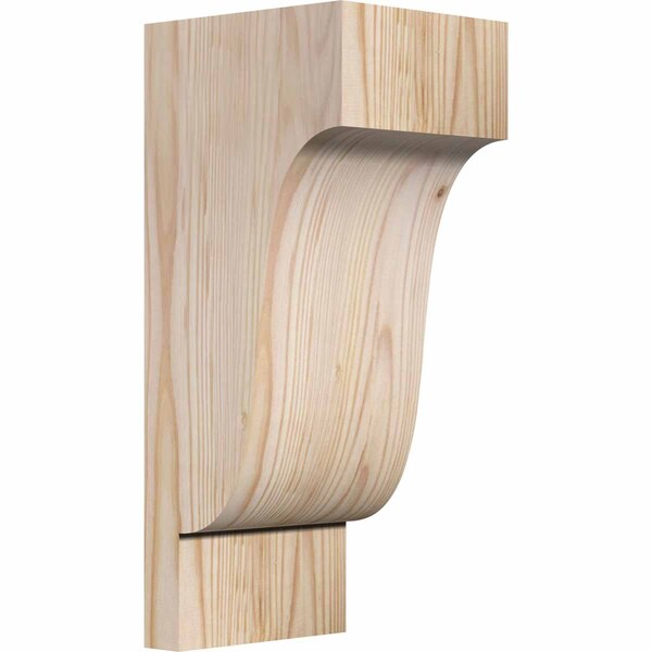 Ekena Millwork Newport Smooth Corbel, Douglas Fir, 5 1/2"W x 6"D x 14"H COR06X06X14NEW00SDF - main